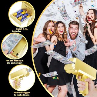 Pistola de Dinero Dorada