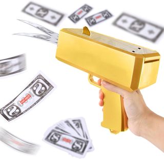 Pistola de Dinero Dorada