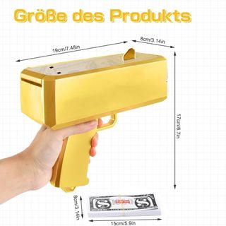 Pistola de Dinero Dorada