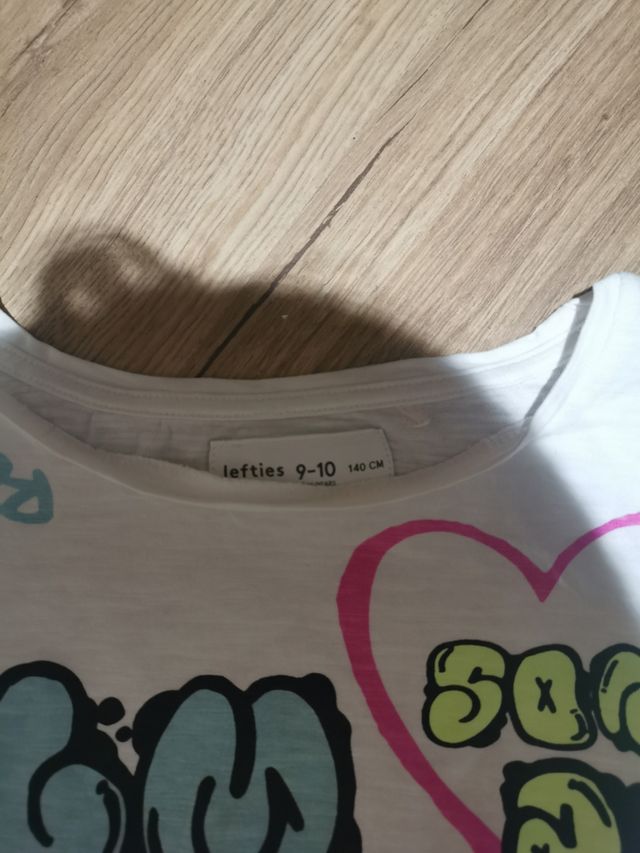 Camiseta blanca con estampado Palm Trees