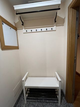 Recibidor Blanco Ikea: Zapatero y Perchero