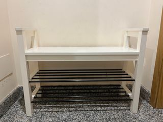 Recibidor Blanco Ikea: Zapatero y Perchero