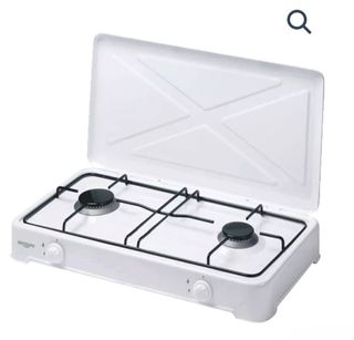 Hornillo gas butano 2 fuegos
