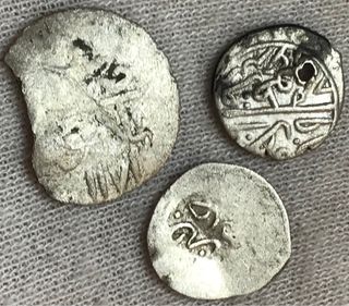 Tres Monedas Plata Imperio Otomano Árabes