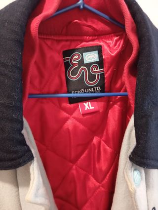 Chaqueta Ecko Unltd Varsity Beige/Azul Talla XL