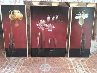 Set di 3 vasi per fiori Cuadros