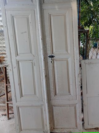 Puerta madera antigua paso 110x220