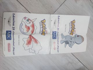 Láminas Pokémon ABC - Colección 31 y 32