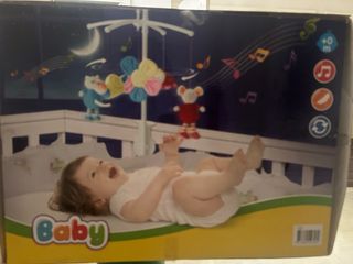 Móvil musical para cuna de bebé