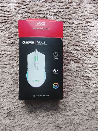 Ratón Gaming GAME MX3 RGB Blanco