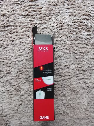Ratón Gaming GAME MX3 RGB Blanco