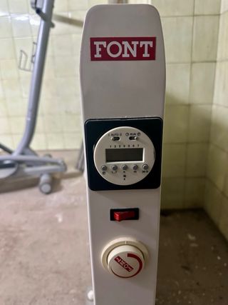 Radiador Eléctrico Font Blanco XXL