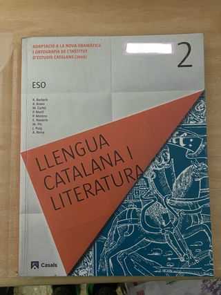 Llengua catalana i Literatura 2 ESO 