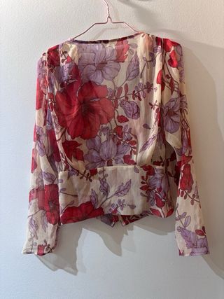 Camisa floral Mango