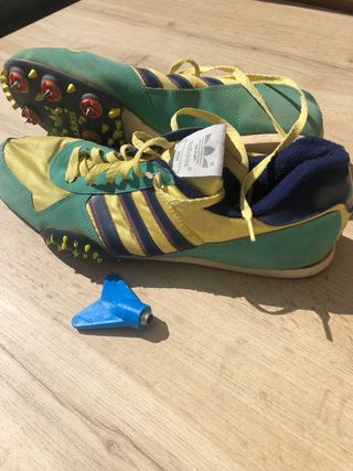 Zapatillas Adidas Pista Verde/Amarillo