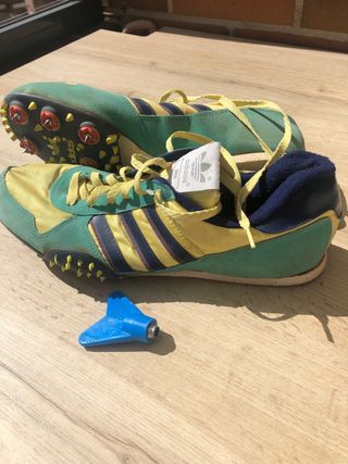 Zapatillas Adidas Pista Verde/Amarillo
