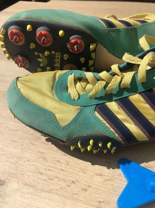 Zapatillas Adidas Pista Verde/Amarillo