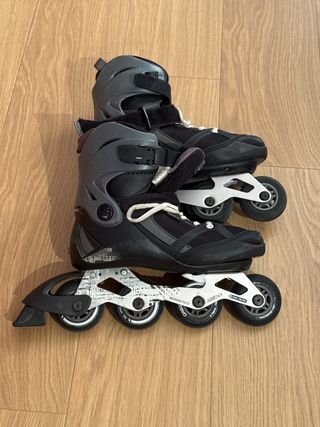 Patines en línea negros Decathlon 37-40 con funda