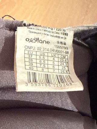 Patines en línea negros Decathlon 37-40 con funda