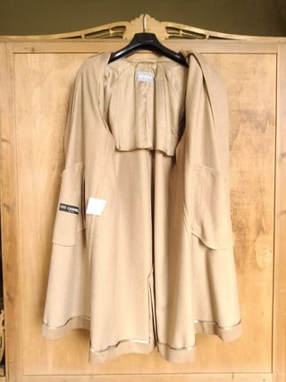 Cappotto Agnona Lana Cammello Beige