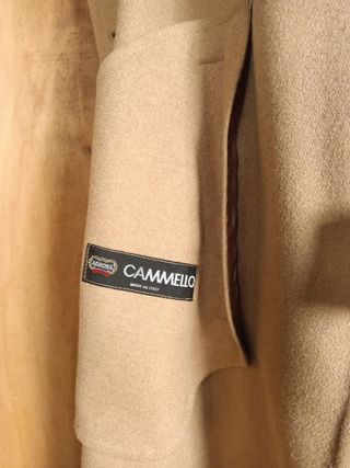Cappotto Agnona Lana Cammello Beige