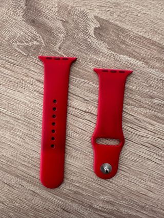 Apple Watch Negro con Correa Verde Nike.
