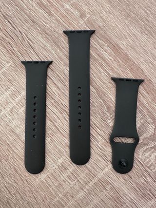 Apple Watch Negro con Correa Verde Nike.