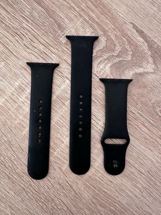 Apple Watch Negro con Correa Verde Nike.