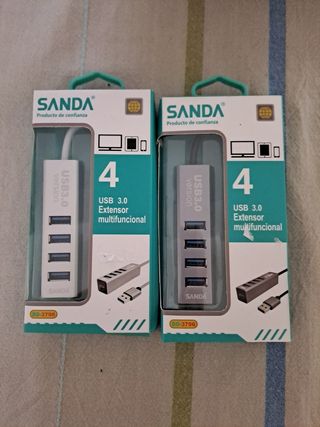 Adaptador SANDA 4 Puertos USB 3.0
