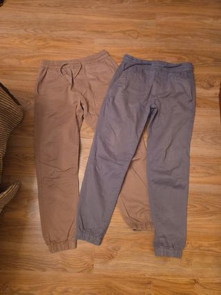 Lote 2 pantalones chinos hombre