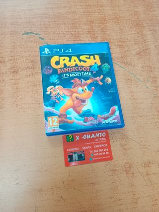 JUEGO PS4 CRASH BANDICOOT 4 IT'S ABOUT TIME