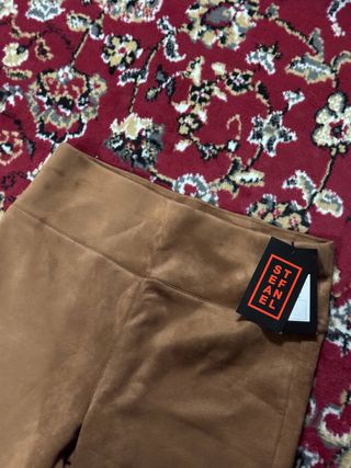 Pantaloni Stefanel Velluto Marrone Taglia L