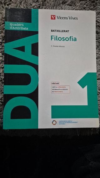 Quadern d'Activitats Filosofia Batxillerat