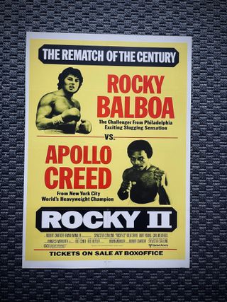 collezione poster rocky set completo 5 pezzi