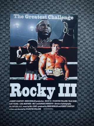 collezione poster rocky set completo 5 pezzi