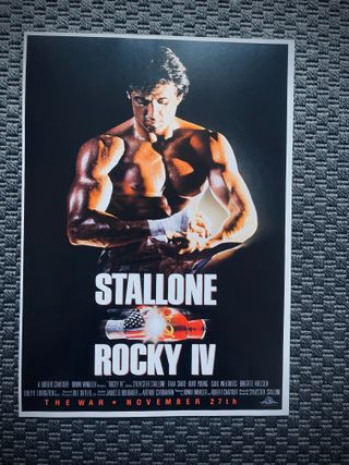collezione poster rocky set completo 5 pezzi