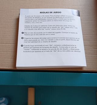 Juego Smart Games Día y Noche. De madera y nuevo.