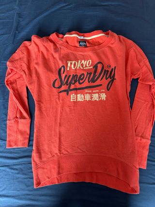 Superdry Camiseta Manga Larga Naranja