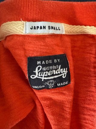 Superdry Camiseta Manga Larga Naranja