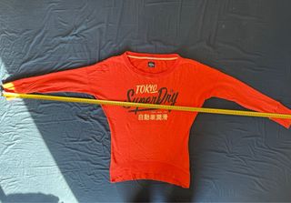 Superdry Camiseta Manga Larga Naranja
