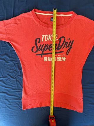 Superdry Camiseta Manga Larga Naranja