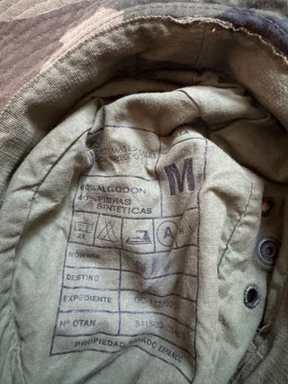 Chambergo camuflaje militar