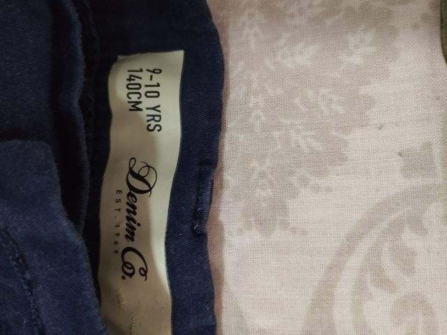 Pantalones cortos niña Tallas 9-10 y 10-11