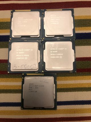 Procesadores Intel i5 i3