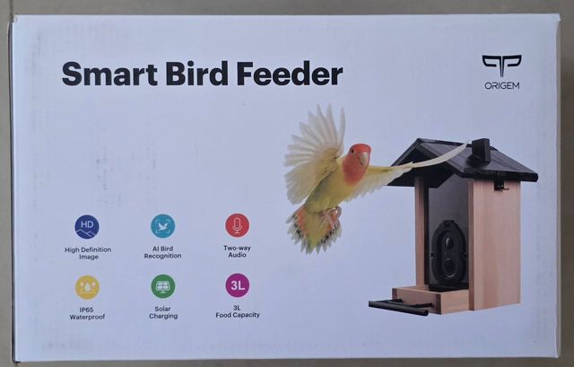 Comedero Pájaros Smart 3L con Cámara y Detección