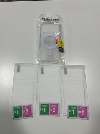 Funda y 3 Cristal Templado iPhone 17 Pro