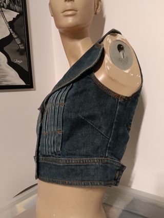 Chaleco vaquero mujer
