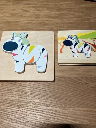 Lote Juguetes Bebé: Zebra, Tigre, Elefante