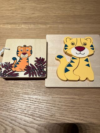 Lote Juguetes Bebé: Zebra, Tigre, Elefante