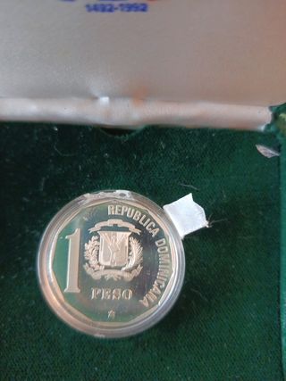 Moneda Descubrimiento y Evangelización América 199